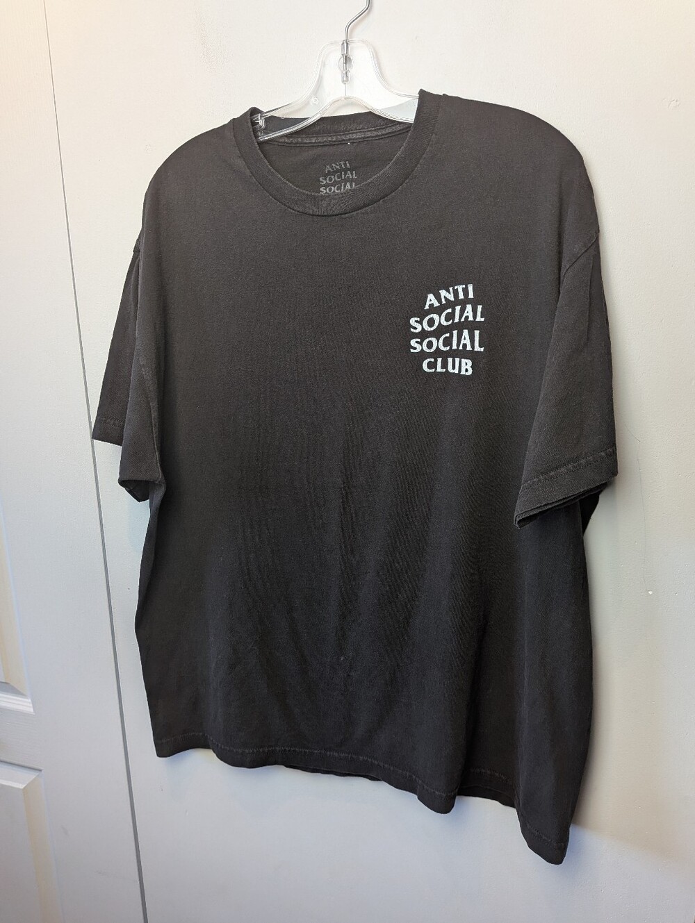 ANTI SOCIAL SOCIAL CLUB Men T-Shirt Size XL 100% Cotton Made In USA Black Color